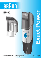 Braun Exact Power EP 50 Bedienungsanleitung