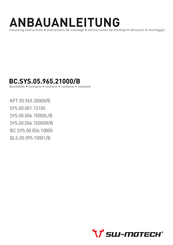 SW-Motech BC.SYS.05.965.21000/B Anbauanleitung