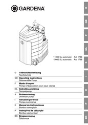 Gardena 15000 SL Gebrauchsanweisung