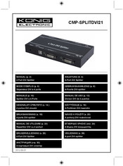 Konig Electronic CMP-SPLITDVI21 Anleitung