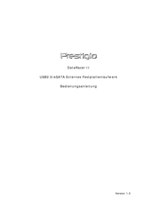 Prestigio DataRacer II Bedienungsanleitung