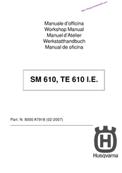 Husqvarna SM 610 2007 Werkstatt-Handbuch