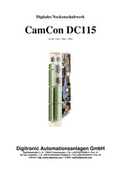 Digitronic Automationsanlagen CamCon DC115 Bedienungsanleitung