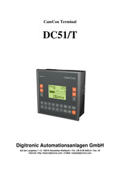 Digitronic Automationsanlagen CamCon DC51/T Bedienungsanleitung