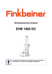 Finkbeiner EHB 1005 DC Betriebsanleitung