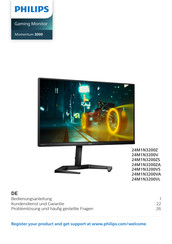 Philips Momentum 24M1N3200ZA Bedienungsanleitung