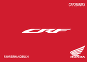 Honda CRF250R 2023 Fahrerhandbuch