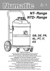 Numatic NTD750M Bedienungsanleitung