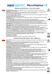 TMC Aquarium aquaHabitats MicroHabitat 15 Bedienungsanleitung