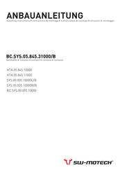 SW-Motech BC.SYS.05.845.31000/B Anbauanleitung