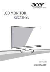 Acer KB242HYL Kurzanleitung