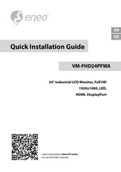 Eneo VM-FHD24PFWA Schnellinstallationsanleitung
