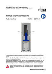 FREI GENIUS ECO Gebrauchsanweisung
