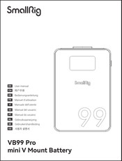 SmallRig VB99 Pro mini V Mount Batter Bedienungsanleitung