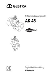 Gestra AK 45 Originalbetriebsanleitung