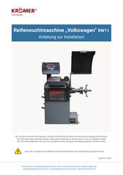 Kromer Volkswagen RW11 Anleitung Zur Installation