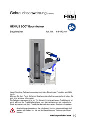 FREI GENIUS ECO Gebrauchsanweisung