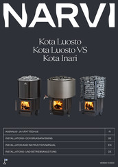 Narvi Kota Luosto Installation Und Betriebsanleitung