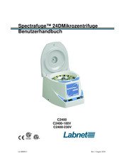 Labnet Spectrafuge 24D Benutzerhandbuch