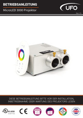 Ufo MicroLED 3000 Betriebsanleitung