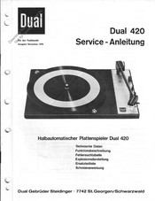 Dual 420 Serviceanleitung