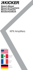 Kicker KPX500.1 Benutzerhandbuch