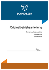SCHMOTZER Select KPP-F Originalbetriebsanleitung