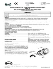 SIOUX 2S2310 Bedienungsanleitung Und Teileliste
