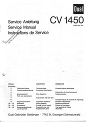 Dual CV 1450 Serviceanleitung