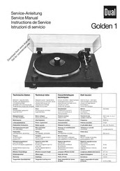 Dual Golden 1 Serviceanleitung