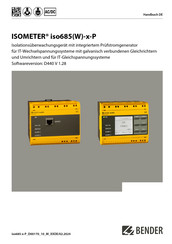 Bender ISOMETER iso685-x-P Handbuch