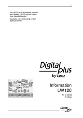 Lenz Digital Plus LW120 Information