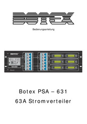 Botex PSA-631 Bedienungsanleitung