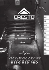 Cresto resq red pro Betriebsanleitung