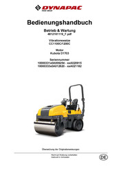 Fayat Group Dynapac CC1100C VI Bedienungshandbuch