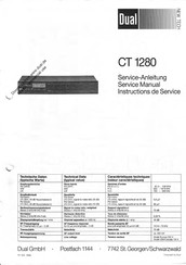 Dual CT 1280 Serviceanleitung