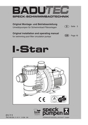 Badu Tec I-Star Original-Montage- Und Betriebsanleitung