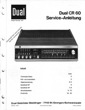 Dual CR 60 Serviceanleitung