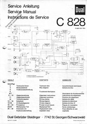 Dual C 828 Serviceanleitung