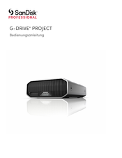 SanDisk G-DRIVE PROJECT Bedienungsanleitung