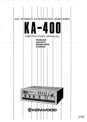 Kenwood KA-400 Bedienungsanleitung