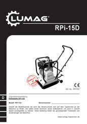 Lumag RPi-15D Bedienungsanleitung