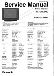 Panasonic TX-28LD2C Service Manual
