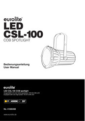 EuroLite LED CSL-100 Bedienungsanleitung