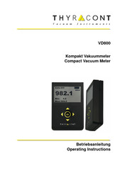thyracont VD800 Betriebsanleitung