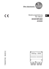 IFM Electronic ecomat 300 AC2620 Bedienungsanleitung