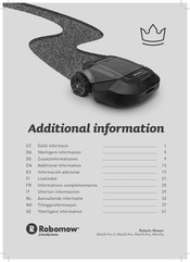 Robomow RS615 Pro Zusatzinformationen