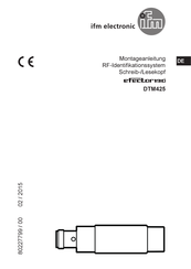 IFM Electronic efector 190 DTM425 Montageanleitung