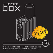 Pipeline box DNA60 Gebrauchsinformation