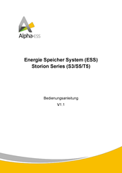 Alpha ESS Storion Serie Bedienungsanleitung